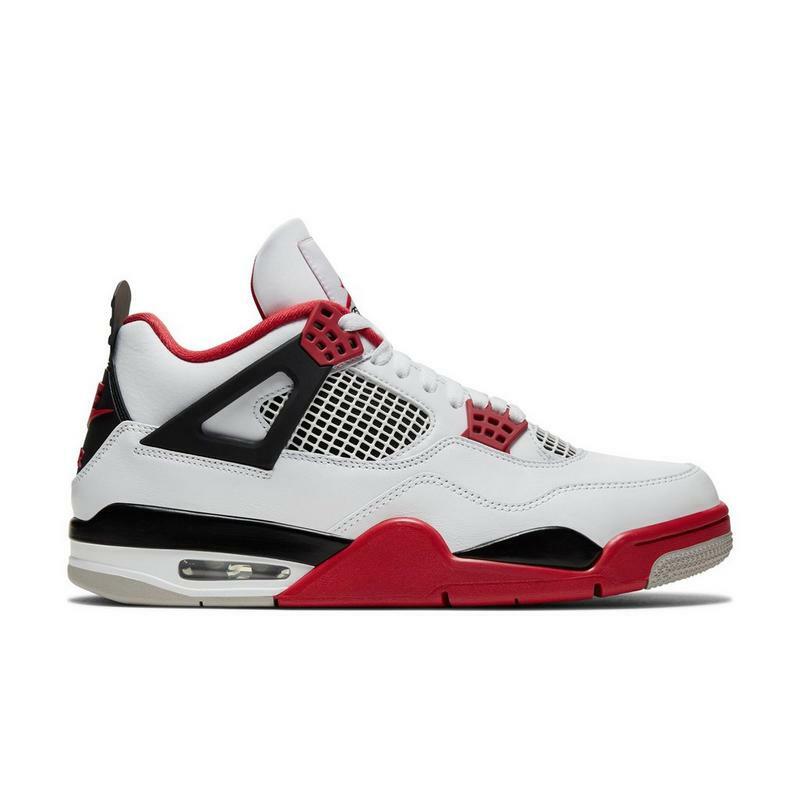 NEW Nike Air Jordan 4 IV Fire Red Black 